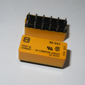 Panasonic S2-24V S2-DC24V DPDT Signal Power Relay 24VDC 4A250VAC PCB Through Hole Relay For Industrial Control Instrument