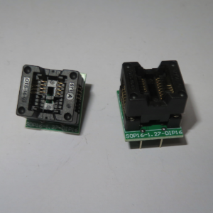 OTS-16-03 SOP16 1.27mm To DIP16 Programming Socket SOIC16 3.9mm IC Test Burn-in Adapter