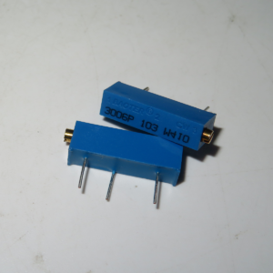 3006P-103 Bourns 15 Turn Cermet Trimmer Potentiometer 10KΩ 0.75W Through Hole Side Adjust